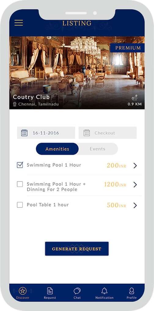 Private Club Members UX